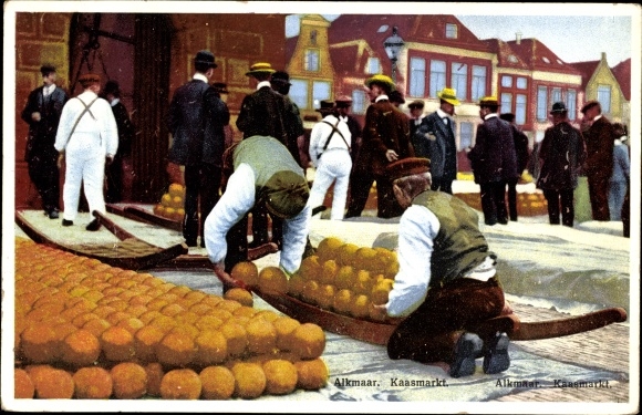 PC Alkmaar North Holland Netherlands, Kaasmarkt, cheese market, Nenke and Ostermaier 174 a 3069