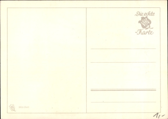 Artist Postcard Fairy Tale, The Frog Prince
