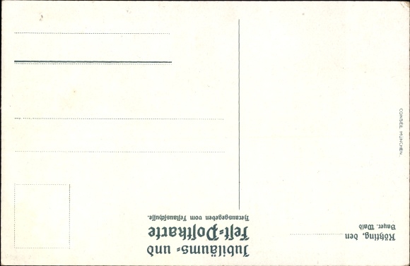 Artist Postcard Sailer, Bad Kötzting in the Bavarian Forest, Whitsun Ride, Whit Monday 1912