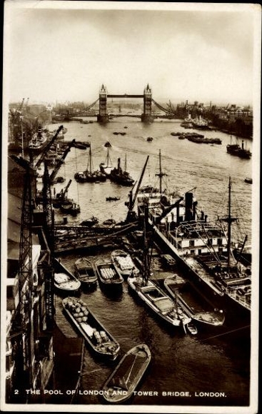 10 alte AK London City, verschiedene Ansichten
