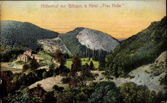 Ak Berkatal Hessen, Gasthaus Frau Holle in Höllental, Billstein
