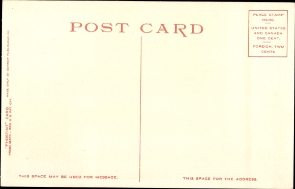 Postcard Salem Massachusetts USA, Customs Office