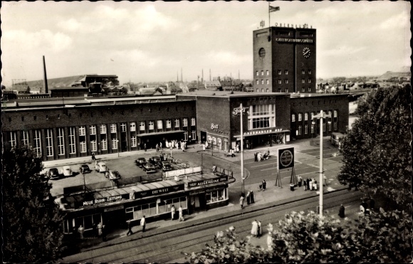 Ak Oberhausen im Ruhrgebiet, Hauptbahnhof