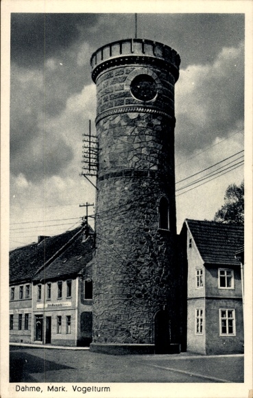 Postcard Dahme in der Mark, Dahme, Mark. Vogelturm