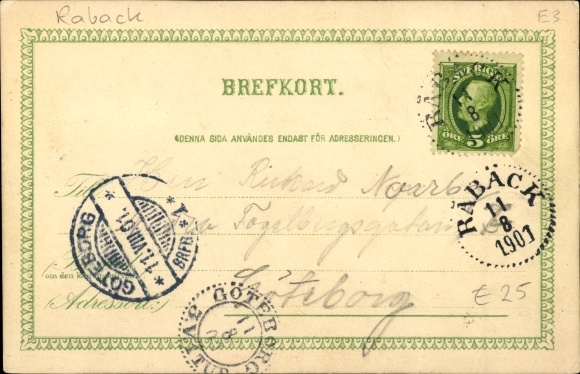 Postcard Råbäck Killekulle Schweden, Railway station, Bahnhof Gleisseite