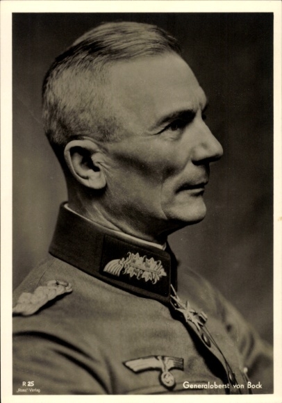 KP Generał pułkownik Fedor von Bock, portret, Pour le Merite