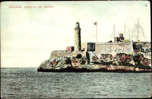 Postcard Havana Habana Cuba, Morro Castle, Lighthouse