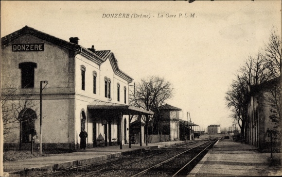 Ak Donzère Drôme, La Gare