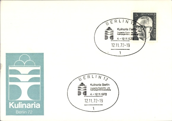 Ak Kulinaria in Berlin, Stempel