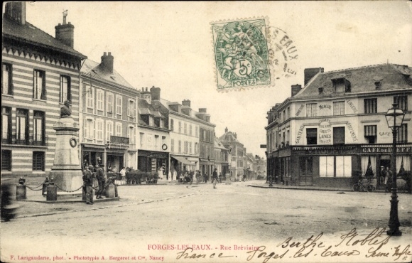Ak Forges les Eaux Seine Maritime, Rue Breviaire