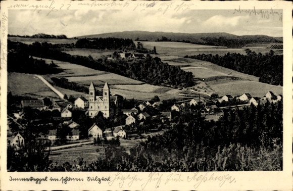 Postcard Immekeppel Overath in the Bergisches Land, general view