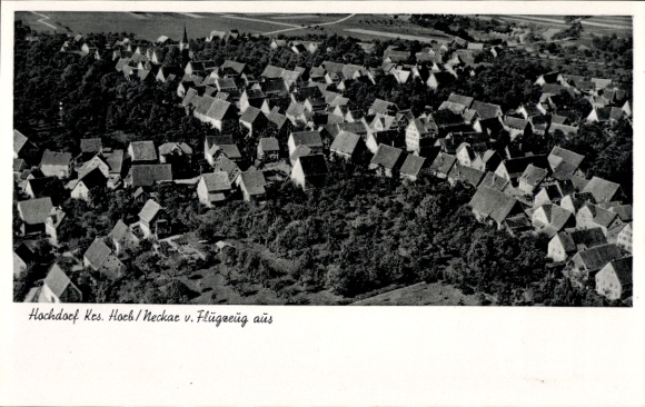 Ak Hochdorf Remseck am Neckar, luchtfoto