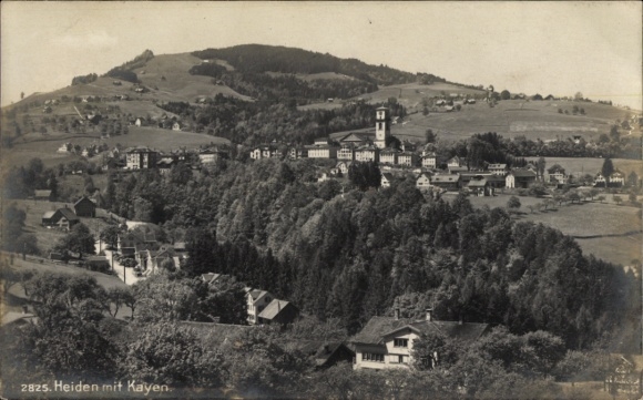 Ak Heiden Kanton Appenzell Außerrhoden, Gesamtansicht mit Kayen
