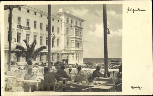 Postcard Seebad Heiligendamm Bad Doberan, Kurhaus