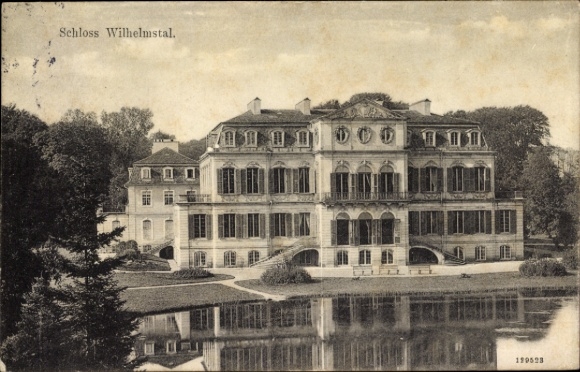 Postcard Calden in Hesse, Wilhelmsthal Castle