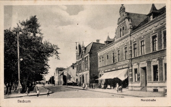 Ak Beckum in Westfalen, Nordstraße, Geschäft