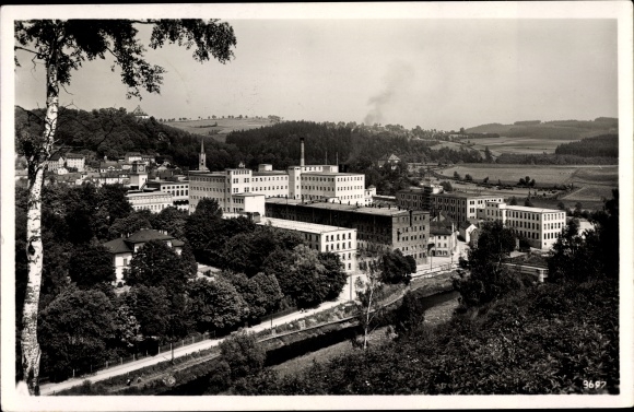 PC Hirschberg in Thuringia, partial view of the city