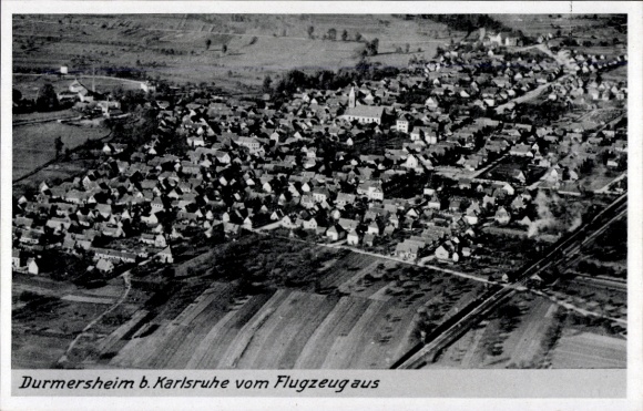 KP Durmersheim w Baden, zdjęcie lotnicze