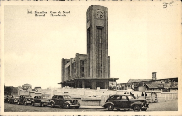Postcard Brussels Brussels, Gare du Nord