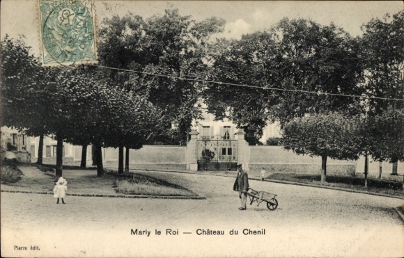 Ak Marly le Roi Yvelines, Château du Chenil