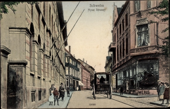 Ansichtkaart Schwelm in Westfalen, Neue Straße