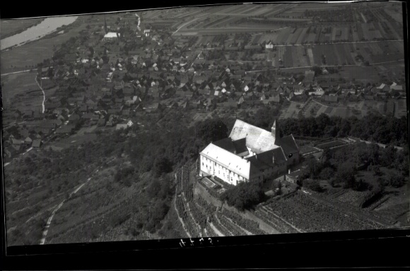 Photo Großheubach am Main Lower Franconia, Engelberg Monastery, aerial photograph