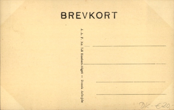 Postcard Kolding Denmark, Jernbanegade, Banegaarden