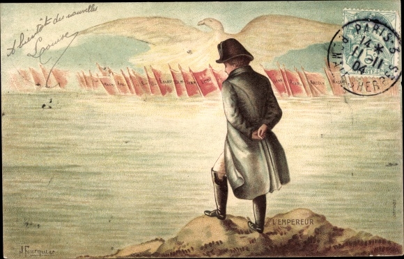Artist Chromo-Litho Fourquier, The Emperor, Napoleon Bonaparte, Kaiser Napoleon I.