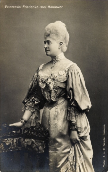 Ak Prinzessin Friederike von Hannover, Portrait