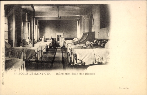 Ak Saint Cyr l'Ecole Yvelines, Ecole de Saint-Cyr, Infirmerie, Salle des Blesses