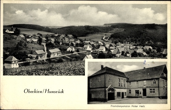 PC Oberkirn Kr. Birkenfeld Hunsrück, guesthouse Peter Heib, total view