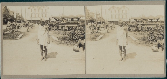 Stereo Photo Barbados, Local, Carriage, Stabroek Store, Hermit, Itinerant Preacher, World Tour 1914