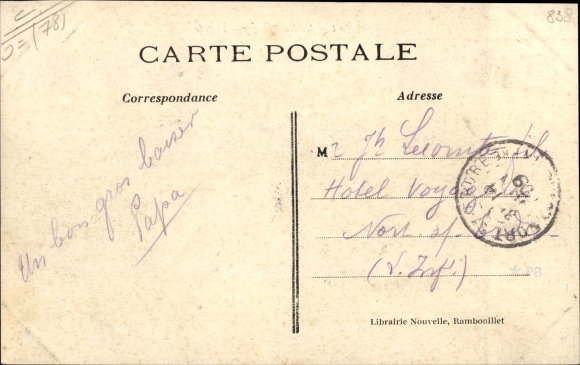 Postcard Rochefort en Yvelines, Vegetable Garden