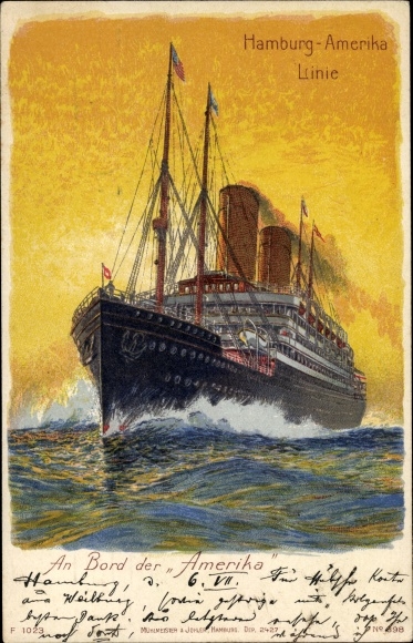 PC Steamer America, HAPAG