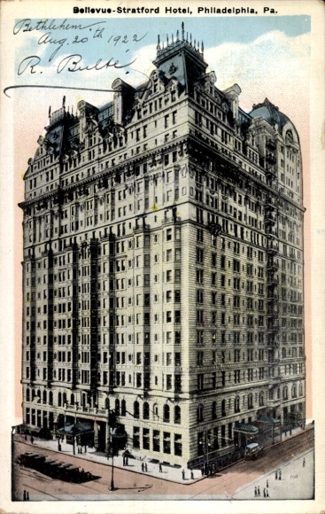 Ak Philadelphia Pennsylvania USA, Bellevue-Stratford Hotel