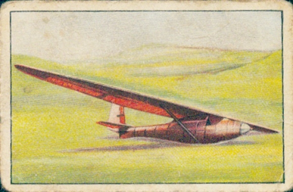 Sammelbild Die Eroberung der Luft Abt. IV Serie B Nr. 11, Segelflugzeug Grunau 31