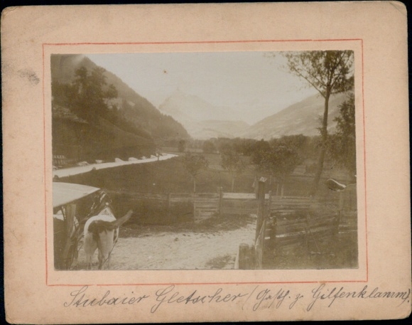 Cabinet photo Tyrol, Stubai Glacier, Gilfenklamm