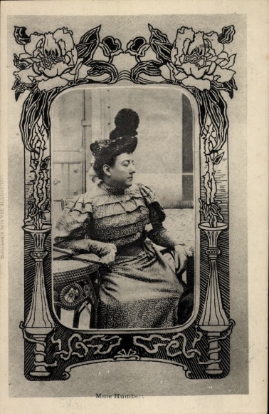 Passepartout Postcard Thérèse Humbert, fraudster
