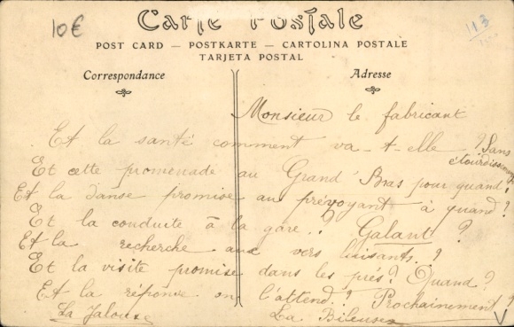 Postcard Saumur Maine et Loire, Historic Building, Street View, Black and White, French Texts