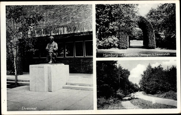 PC Hamburg North Langenhorn, memorial, facilities b. Siemershoeh, Rodenkampsweg