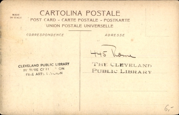 Postcard Roma Rome Lazio, train station