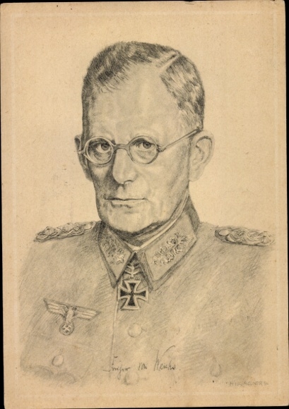 Artysta KP Feldmarszałek Maximilian Freiherr von Weichs, portret