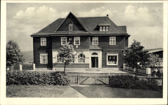 Ak Schmiedefeld Saalfeld an der Saale, Gästehaus zur Barbe