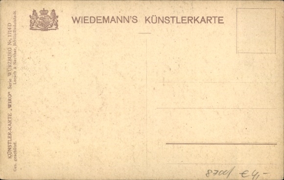 Postcard Würzburg am Main Lower Franconia, Marienkapelle with Falkenhaus