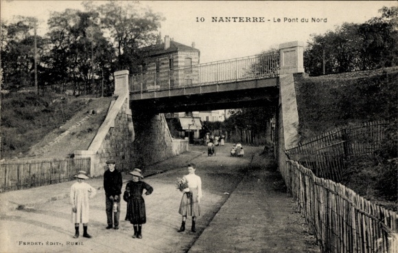 Ak Nanterre Hauts de Seine, Pont du Nord