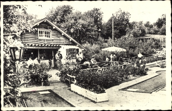 Postcard Koksijde Coxyde sur Mer West Flanders, miniature golf course