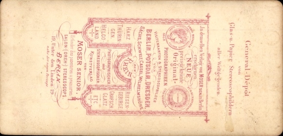 Stereo CdV Ems Kt. Graubünden, Church