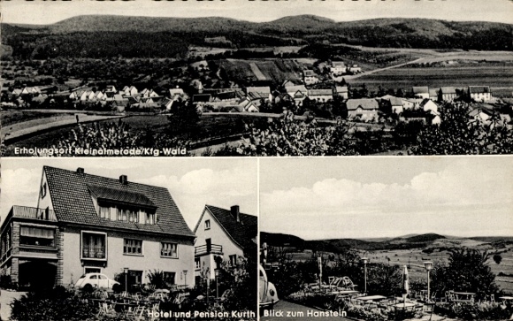 KP Kleinalmerode Witzenhausen an der Werra, Panorama, Hotel Pension Kurth, Hanstein
