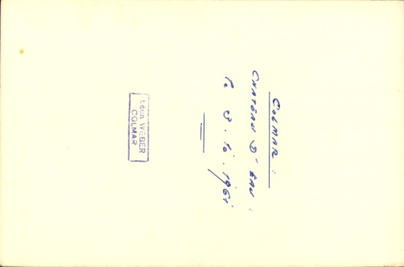Postcard Colmar Kolmar Alsace Haut Rhin, Chateau d'eau