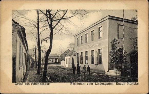 Ak Schenkendorf Mittenwalde in der Mark, Restaurant zum Lindengarten, Inh. Rudolf Möricke